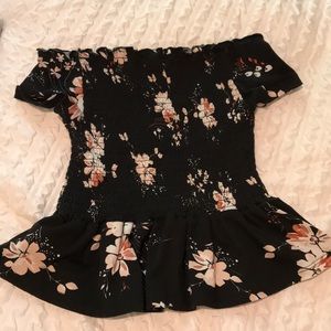 Aeropostale Floral Crop Top